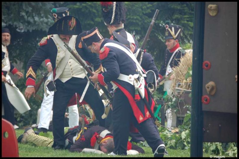 Napoleonic Bivouac в Люксембурге: сцена боя 1812 года