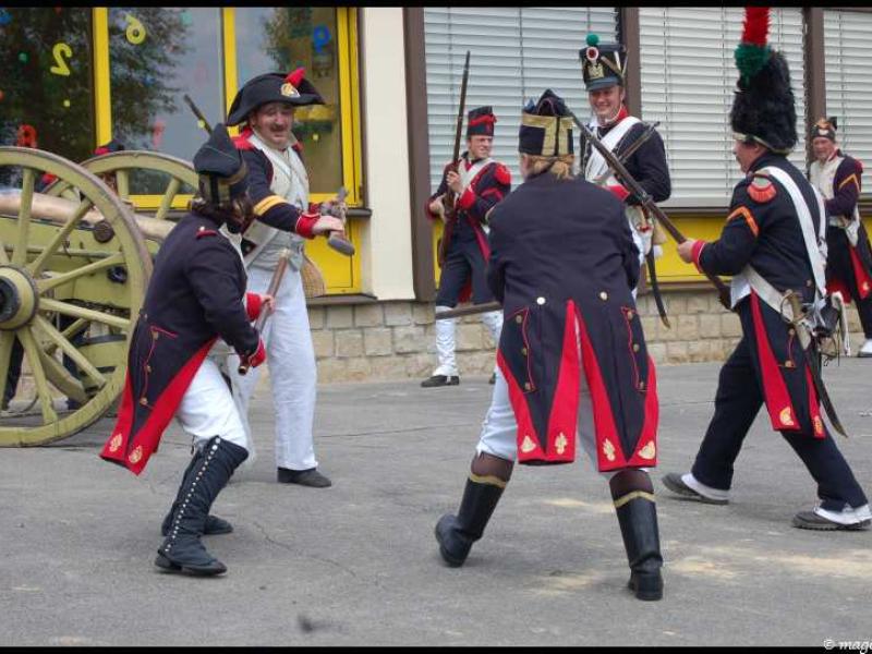 Napoleonic Bivouac в Люксембурге: реконструкция боя у пушечного станка