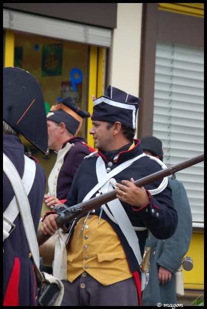 Napoleonic Bivouac в Люксембурге: солдат в морской форме 1810-х