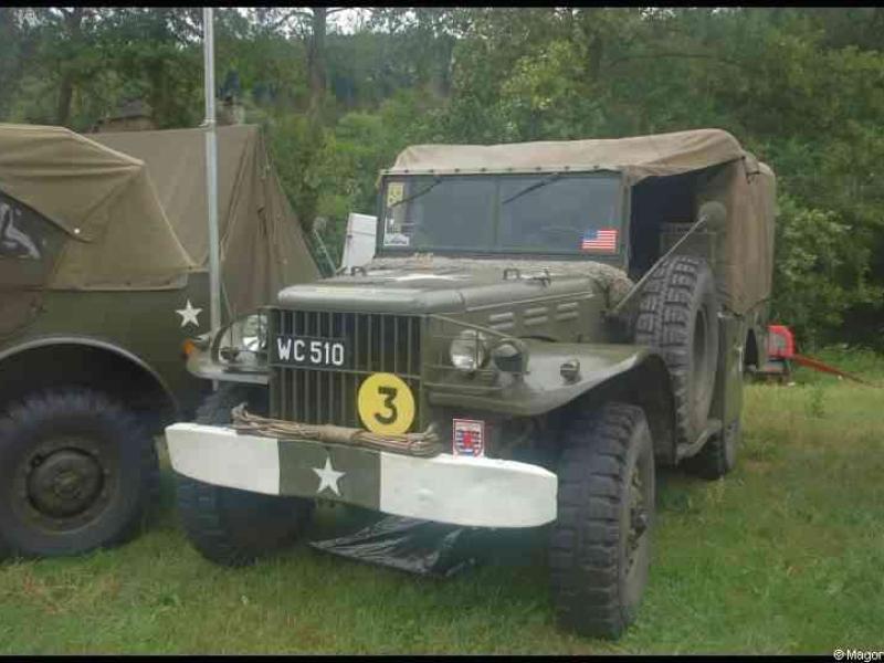 Septfontaines Milcars, Люксембург: военный джип WC-510 с номером 3