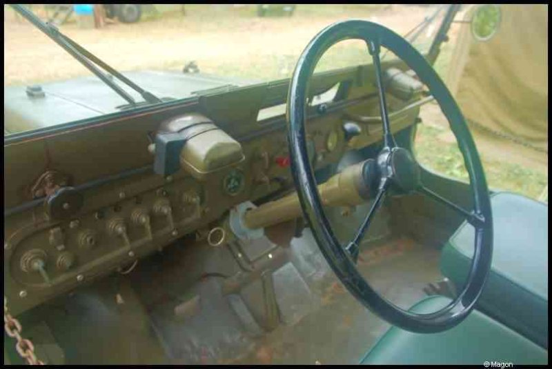 Septfontaines Milcars, Люксембург: интерьер военного автомобиля 1940-х