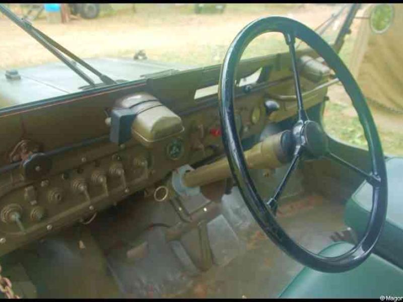 Septfontaines Milcars, Люксембург: интерьер военного автомобиля 1940-х