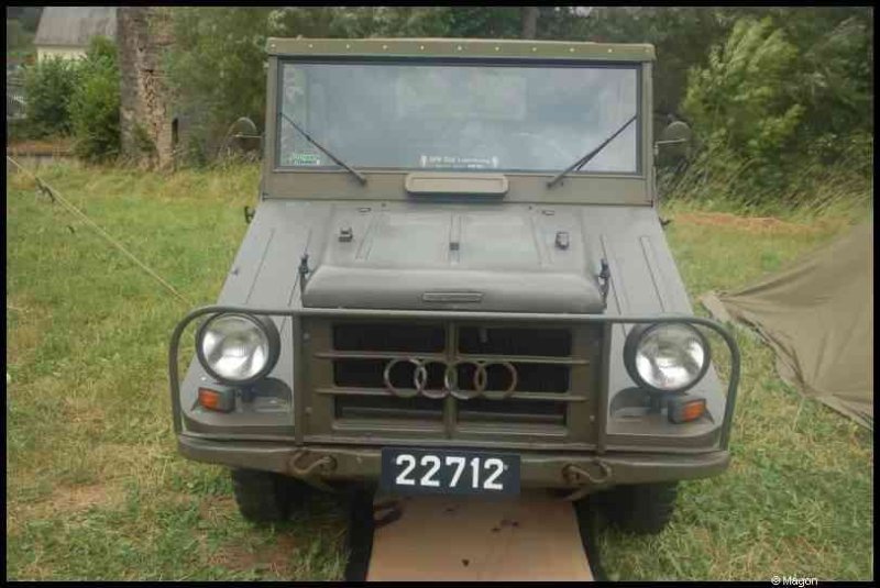 Audi Militärtransporter in Septfontaines Milcars, Luxemburg
