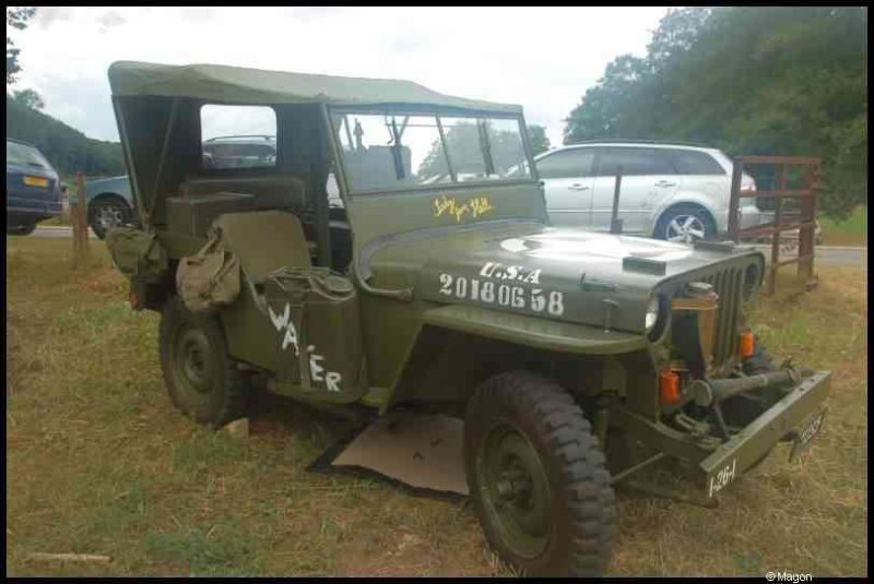 Военный джип Willys MB в Septfontaines Milcars, Люксембург