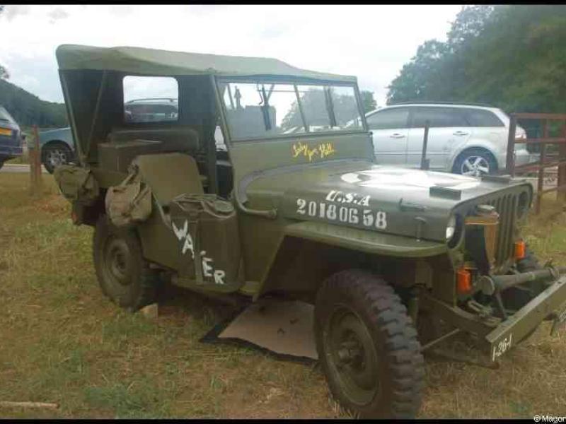 Военный джип Willys MB в Septfontaines Milcars, Люксембург
