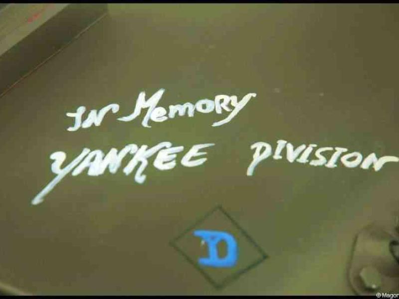 Septfontaines Milcars, Люксембург: табличка с надписью «In Memory YANKEE DIVISION»