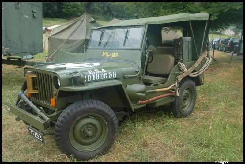 Jeep Willys в Septfontaines Milcars, Люксембург: U.S.A. 2018 DG 58