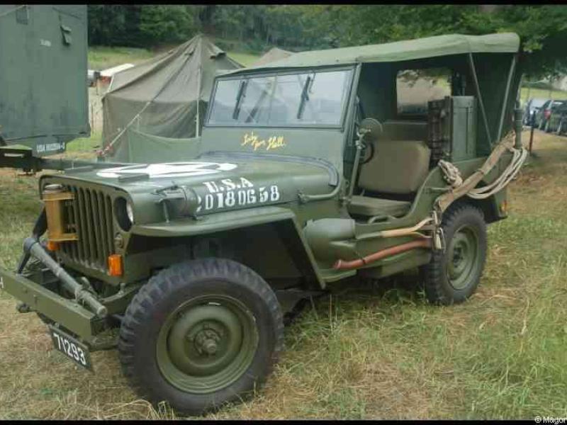 Jeep Willys в Septfontaines Milcars, Люксембург: U.S.A. 2018 DG 58