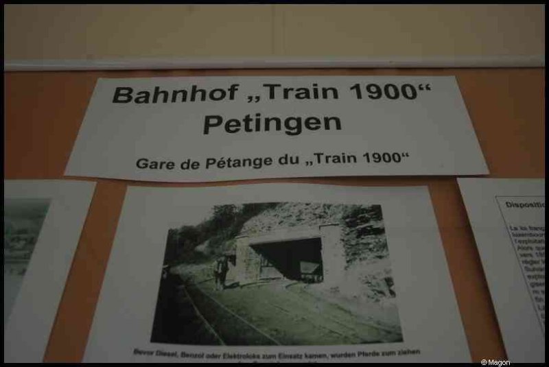 Баньхоф «Трейн 1900» в Петингене, Люксембург, 1900