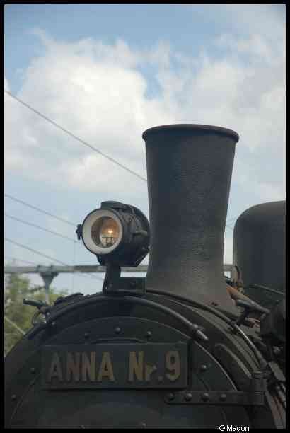 Люксембург, 1900: паровоз Anna Nr.9 на станции Train
