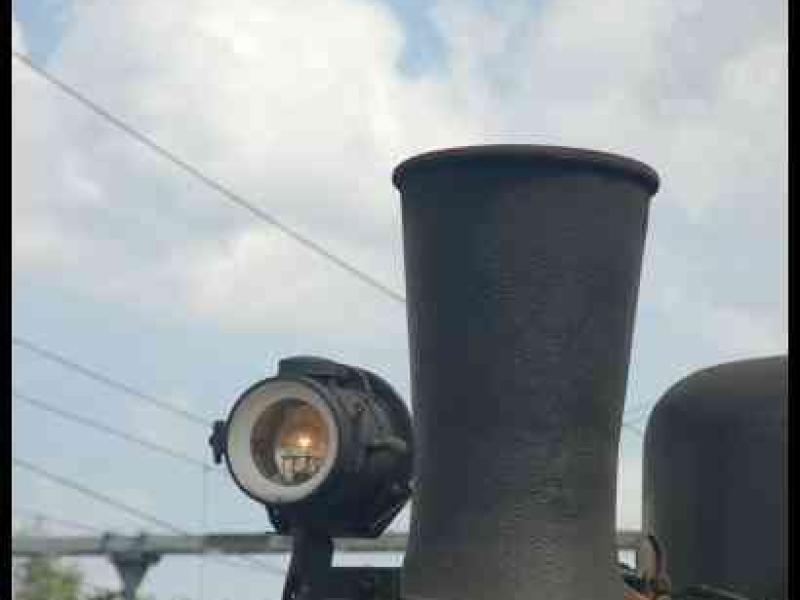 Люксембург, 1900: паровоз Anna Nr.9 на станции Train