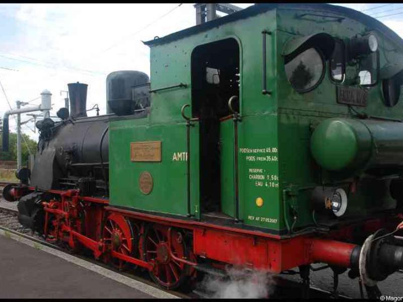 Зелёный паровоз AMTI в Люксембурге, 1900-е