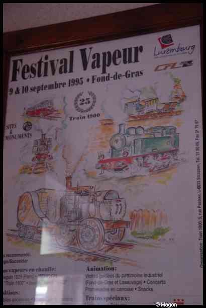 Festival Vapeur 1995 в Фонде-де-Грас, Люксембург: поезда 1900 года