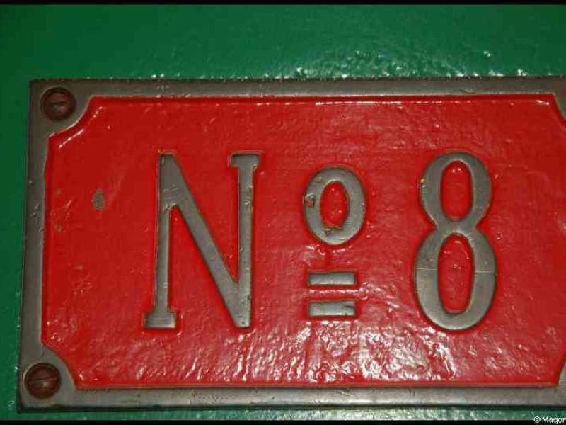 Train, Люксембург, 1900: табличка №8 на зелёной стене