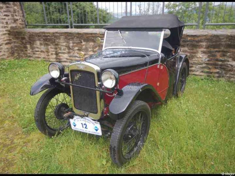Винтажный Austin 7 в Люксембурге, июнь 2009