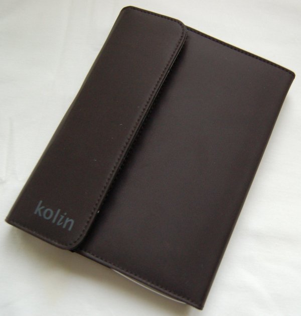 Коричневый чехол для планшета с логотипом 'kolin' в Kolin ILibrary