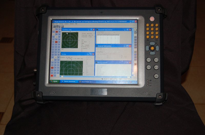 ORSiO TP701: портативный геодезический терминал с интерфейсом Visual TFAG50 Rev 1.04