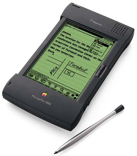 MessagePad 2000 в Origami: ручка, зелёный экран и заметка про Turnball