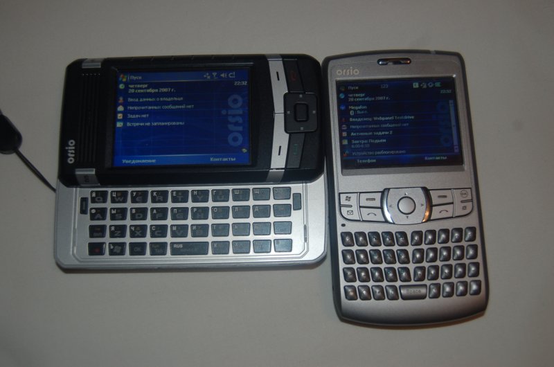 Orsio P745: два экземпляра с русской клавиатурой и Windows Mobile 2007