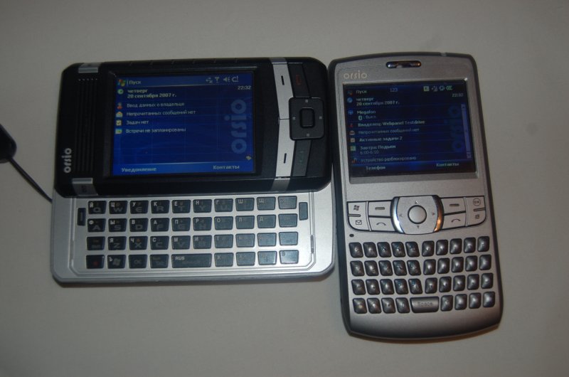 Orsio P745: два экземпляра 2007 года в российской версии Windows Mobile
