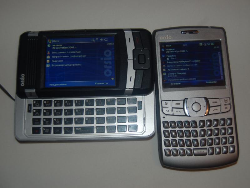 Orsio P745: два экземпляра 2007 года в российской версии Windows Mobile