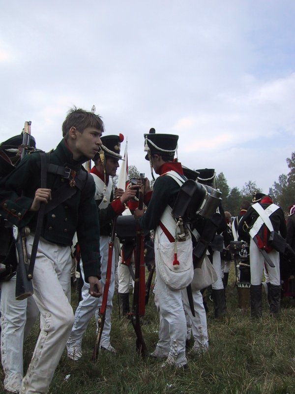 Бородинское поле, сентябрь 2002: реконструкция баталии 1812 года