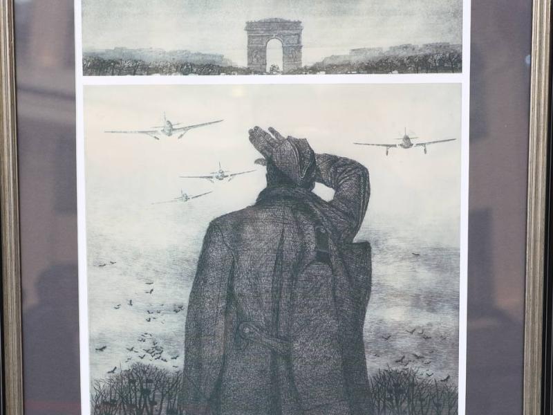 Фотография фотоработы В.Ю. Желабкова «Возращение» 1965 года