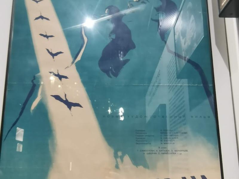 Kino Museum, Москва: постер фильма «Летят журавли» 1967 года