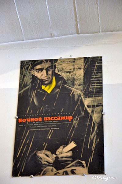 Постер «Ночной пассажир» в зале Mosfilm, 1960-е
