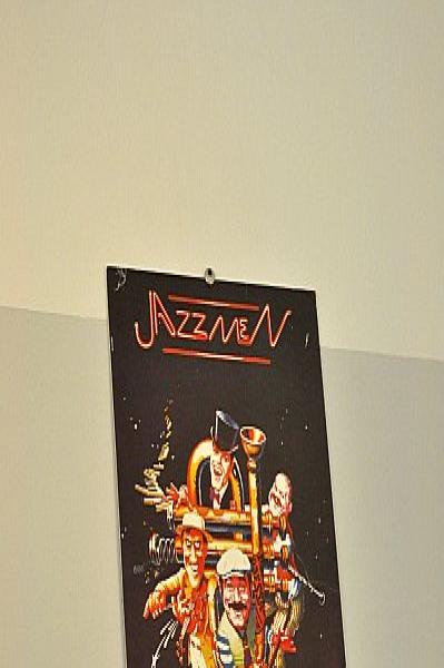 Постер «Jazzmen IV» в здании Mosfilm, Москва
