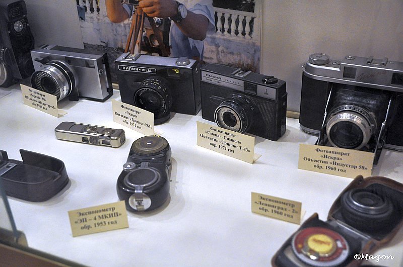 Mosfilm: экспозиция советских фотоаппаратов и аксессуаров 1950–1970-х