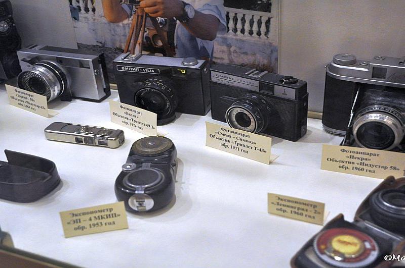 Mosfilm: экспозиция советских фотоаппаратов и аксессуаров 1950–1970-х