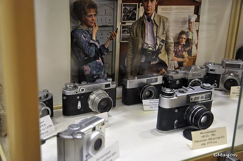 Mosfilm: экспозиция советских фотоаппаратов в музейном зале