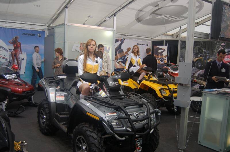 Motorshow 2006 в Москве: квадроциклы и демонстрация на выставке