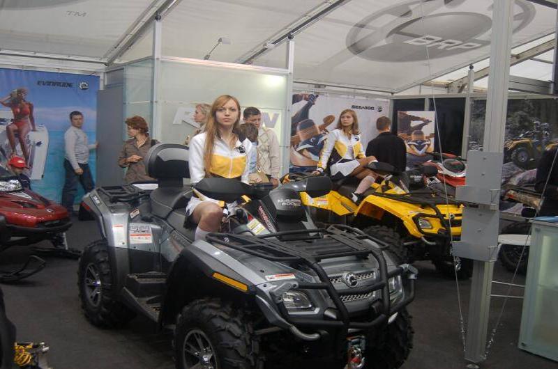 Motorshow 2006 в Москве: квадроциклы и демонстрация на выставке