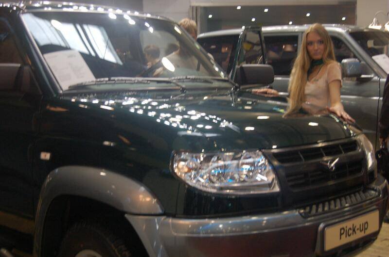 Motorshow 2006: зелёный пикап с табличкой «Pick-up»