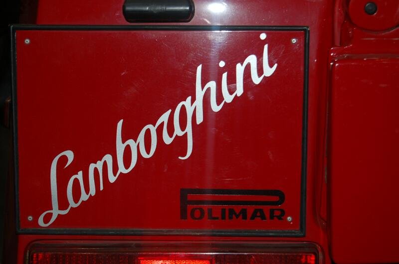 Россия, 2006, Oldtimer: красный багажник с надписью «Lamborghini» и логотипом Polimar