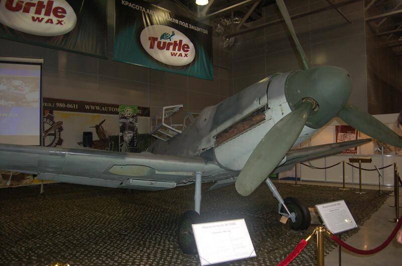 Мессершмитт Bf 109 в экспозиции Oldtimer 06 2, Москва