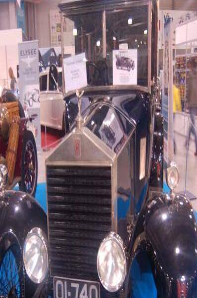 Oldtimer 06 2: чёрный ретро-автомобиль с номером ОI-740