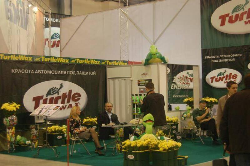 Oldtimer 06 2: стенд Turtle Wax на выставке в Москве