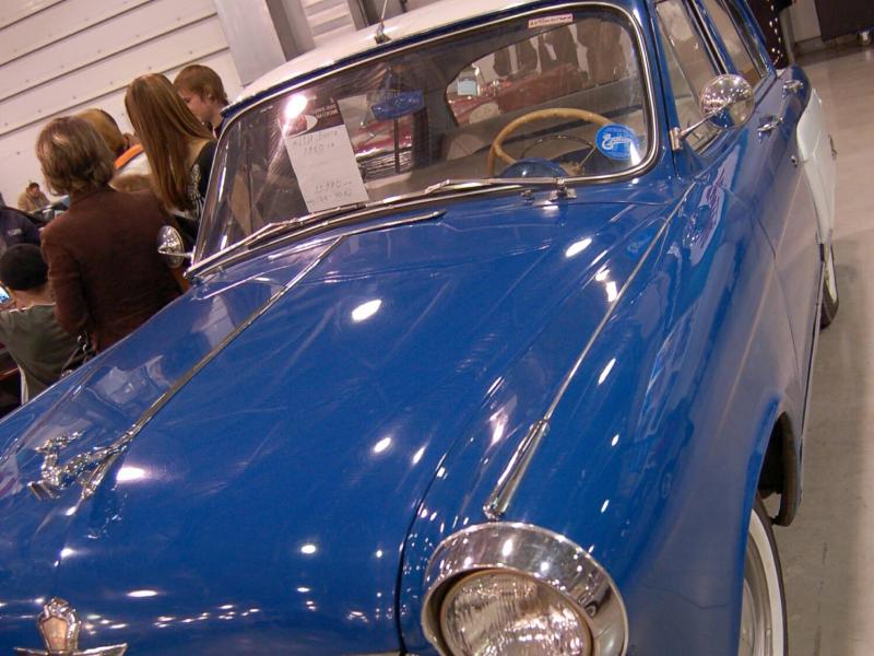 Oldtimer 2007: синий «Волга» ГАЗ-21 на выставке в России