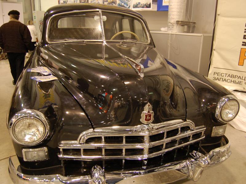 Oldtimer 2007: чёрный «ГАЗ-М-21» на выставке в России