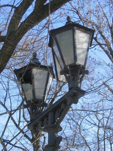 Уличные фонари на Спб Flashlamps: два светильника в стиле позднего модерна
