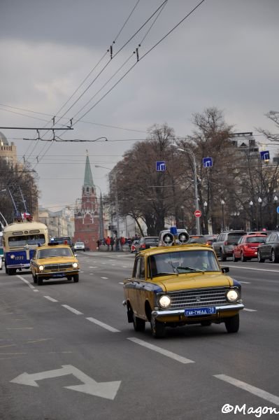 Троллейбусный парад на Красной площади, ноябрь 2014