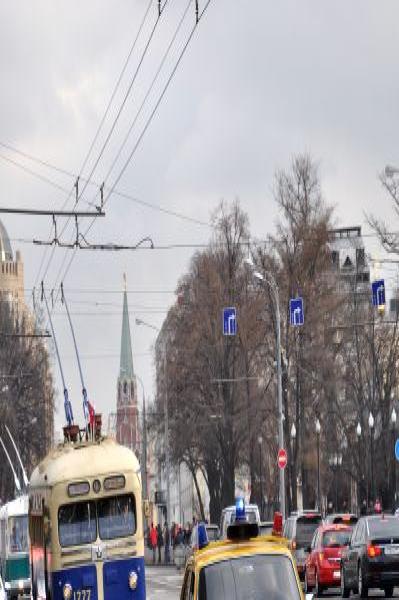 Троллейбусный парад в Москве, 15 ноября 2014