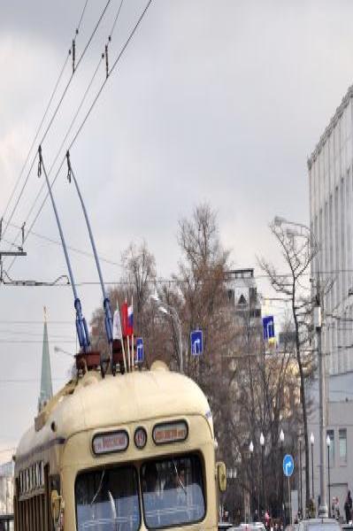 Троллейбус 1777 на Параде троллейбусов в Москве, 15 ноября 2014