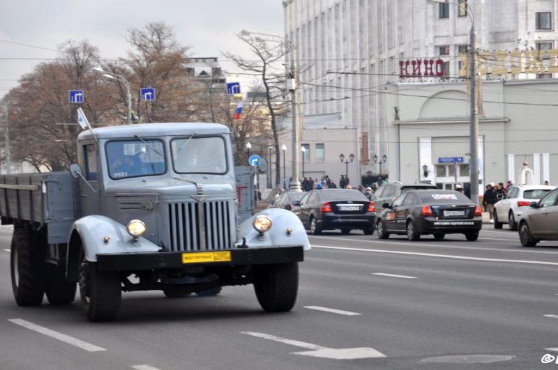 Троллейбусный парад на Красной площади, ноябрь 2014